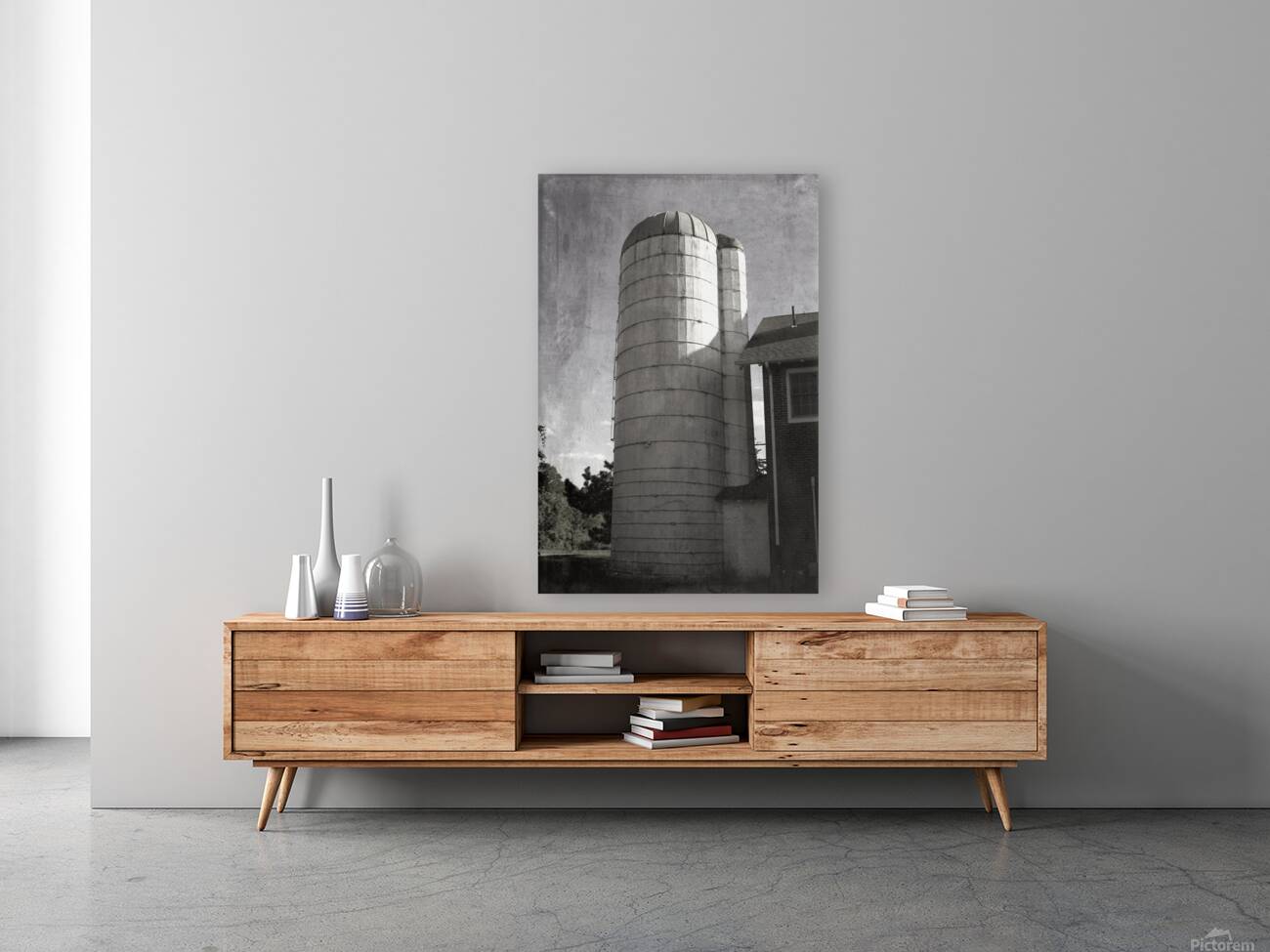 Silos At Upland Reproduction