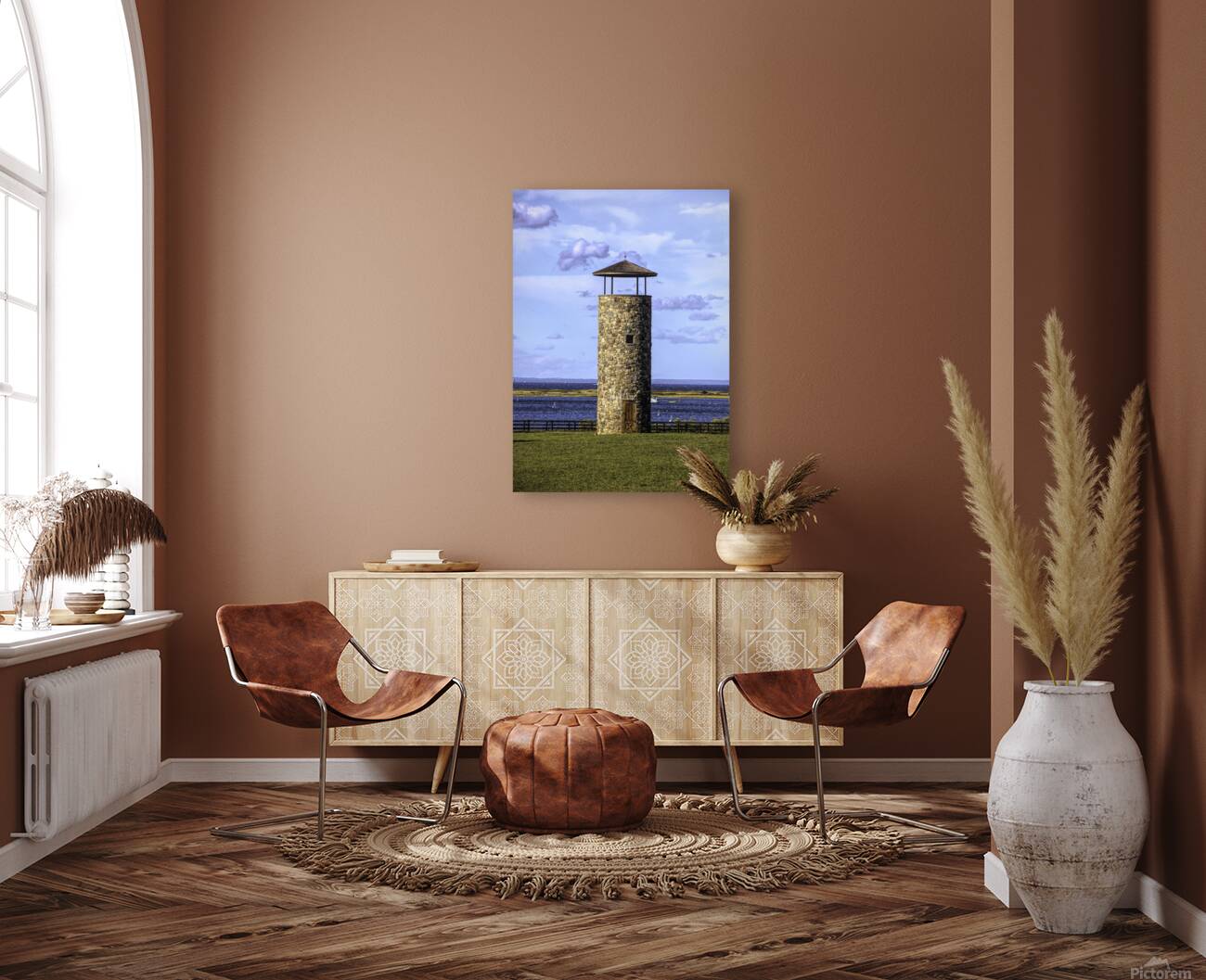 Stone Building On The Sound Reproduction