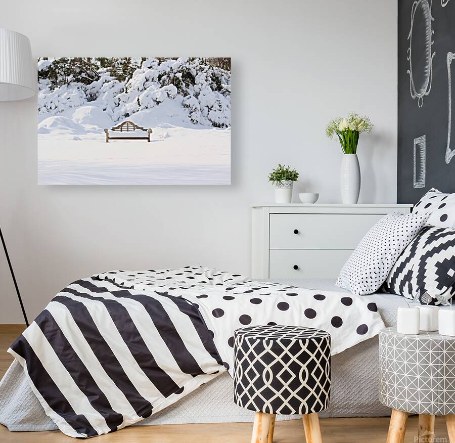 Snow Dwarfed Bench Reproduction