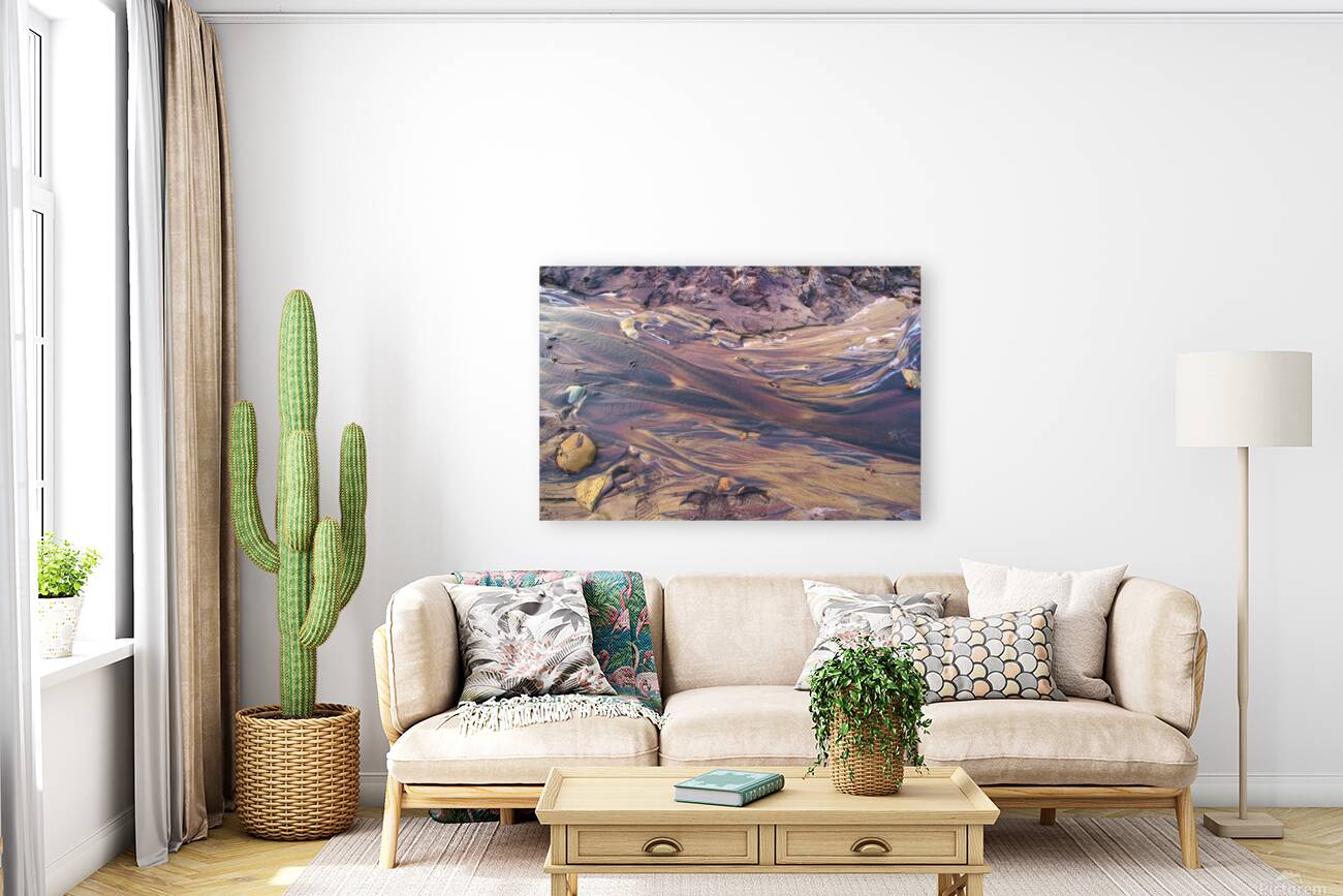 Winter Sand Abstract Reproduction