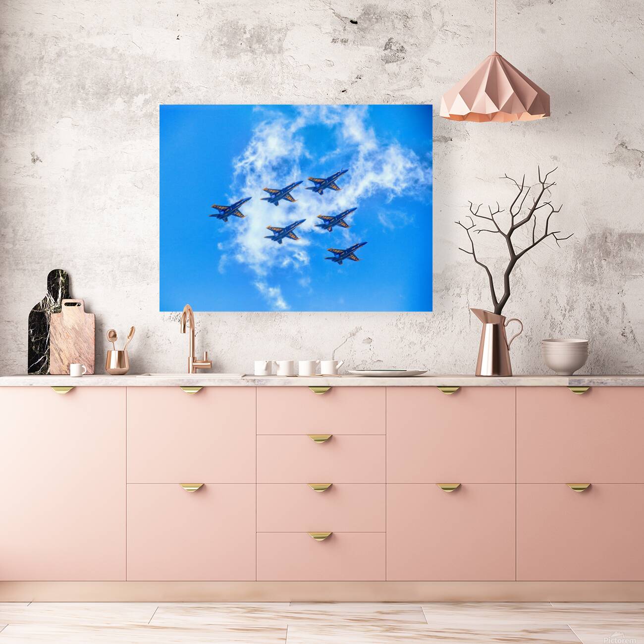 Blue Angels Salute Long Island  Reproduction