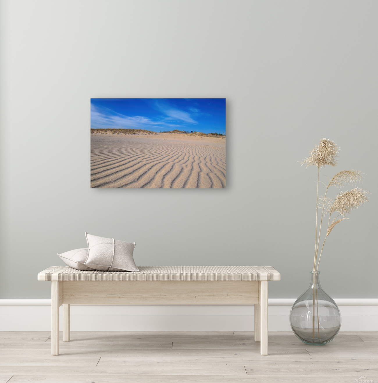 Man On The Dunes Reproduction