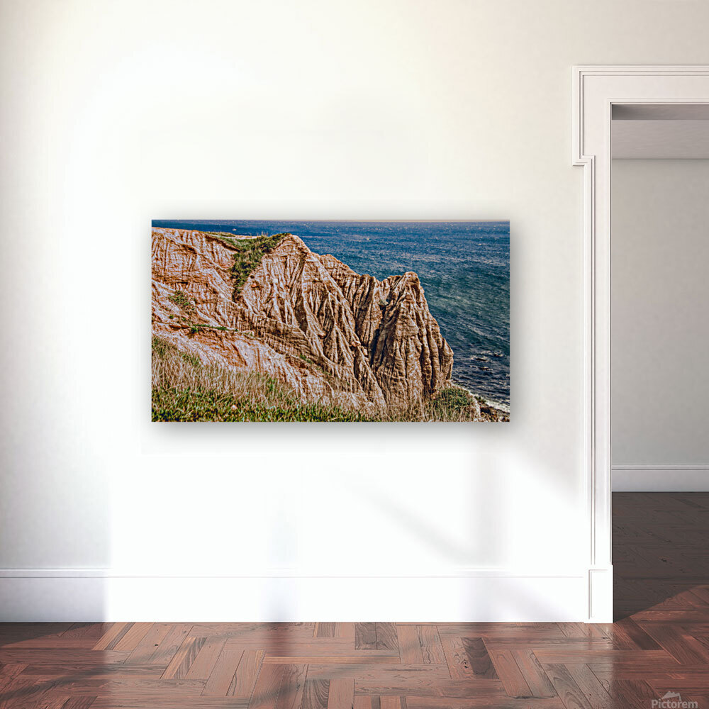 Erosion On Atlantic Ocean In Montauk Reproduction