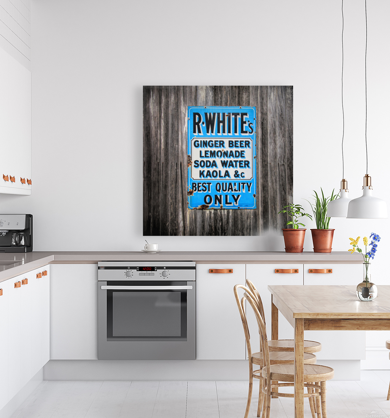 R. White Sign Reproduction