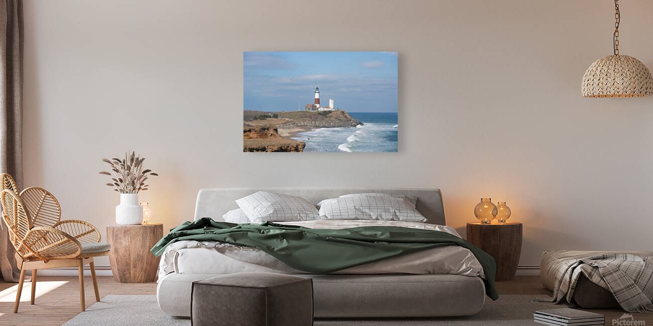 Montauk Lighthouse View From Camp Hero Reproduction