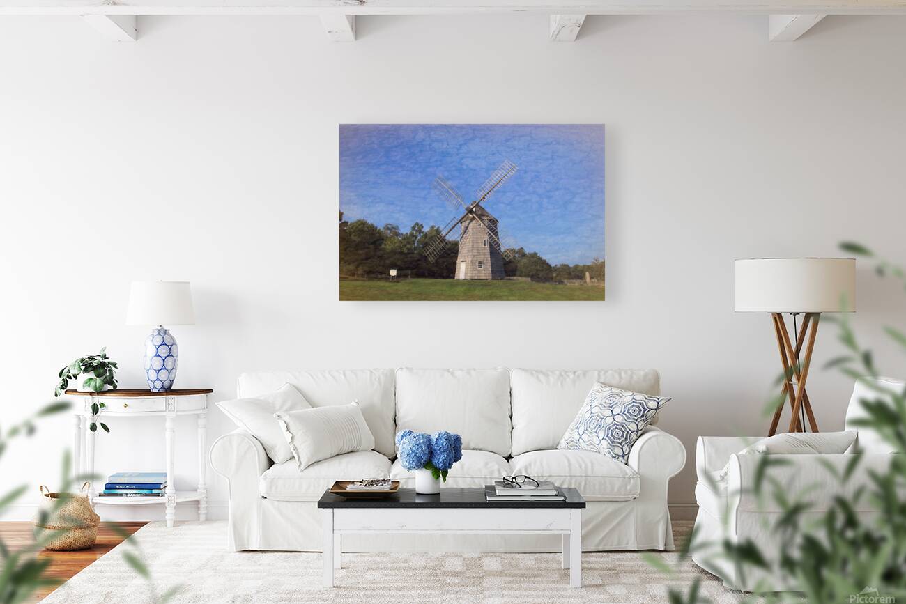 Old Hook With Clouds Reproduction