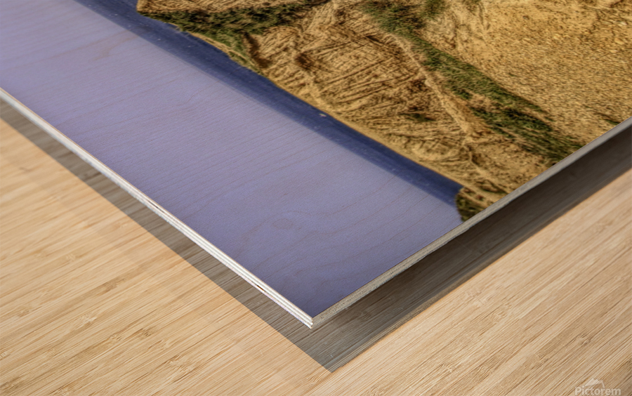 Erosion At Camp Hero Wood print